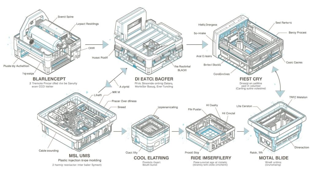 مشکلات مونتاژ مرتبط با تزریق پلاستیک لوازم خانگی
