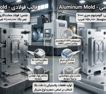 قالب فولادی یا آلومینیومی